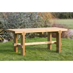 Zest 4 Leisure Rebecca Wooden Table & 2 Bench Set -Garden Care Sale 30165813 2