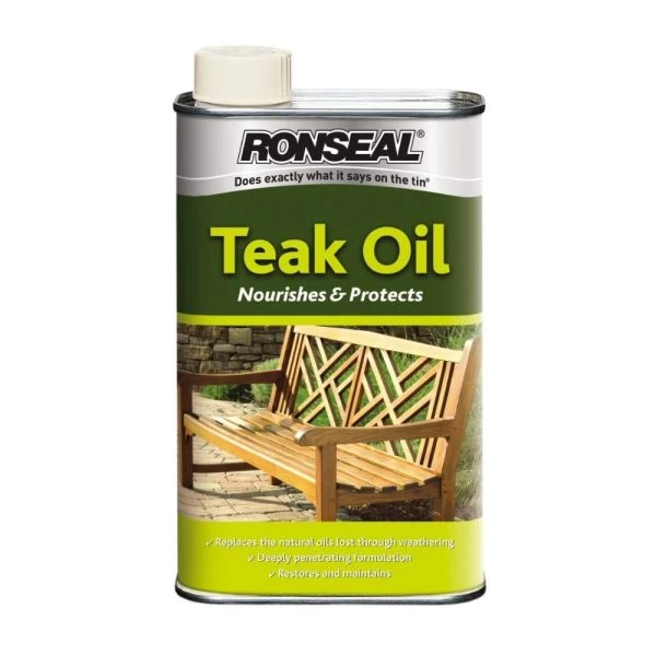 Ronseal 1 Litre Teak Oil 1 Ronseal 1 Litre Teak Oil