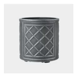 Stewarts 44cm Lead Effect Round Planter
