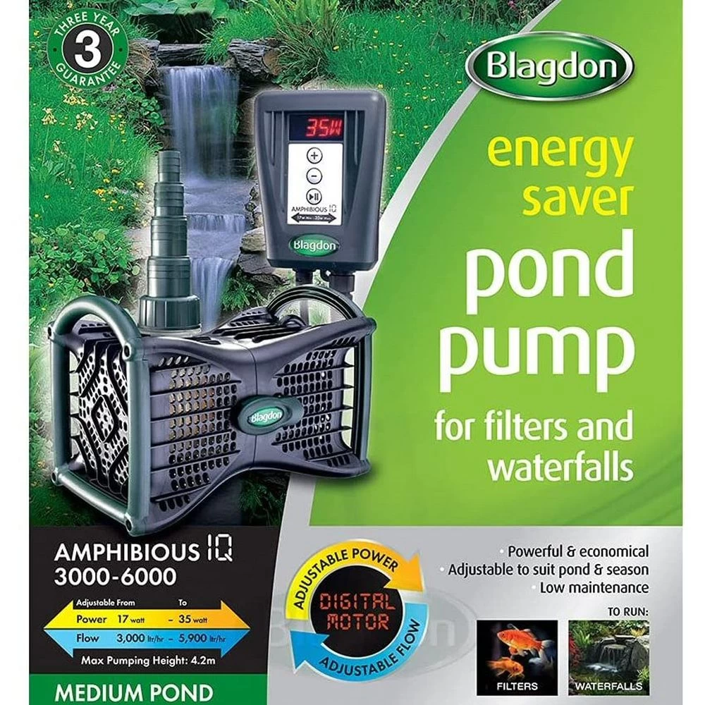 Blagdon Amphibious IQ 3000-6000 Pond Pump 2 Blagdon Amphibious IQ 3000-6000 Pond Pump - Image 2