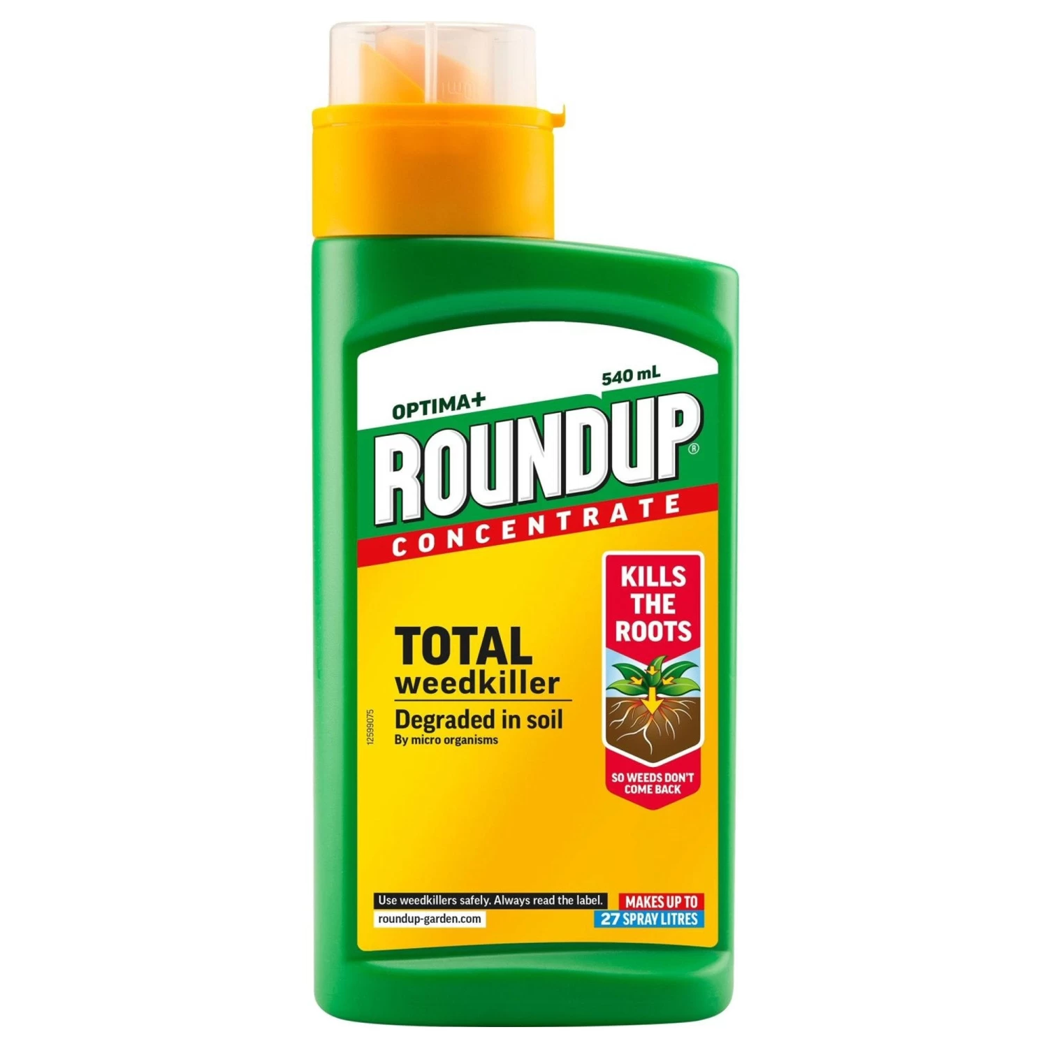 Roundup 540ml Optima+ Weedkiller Concentrate 1 Roundup 540ml Optima+ Weedkiller Concentrate