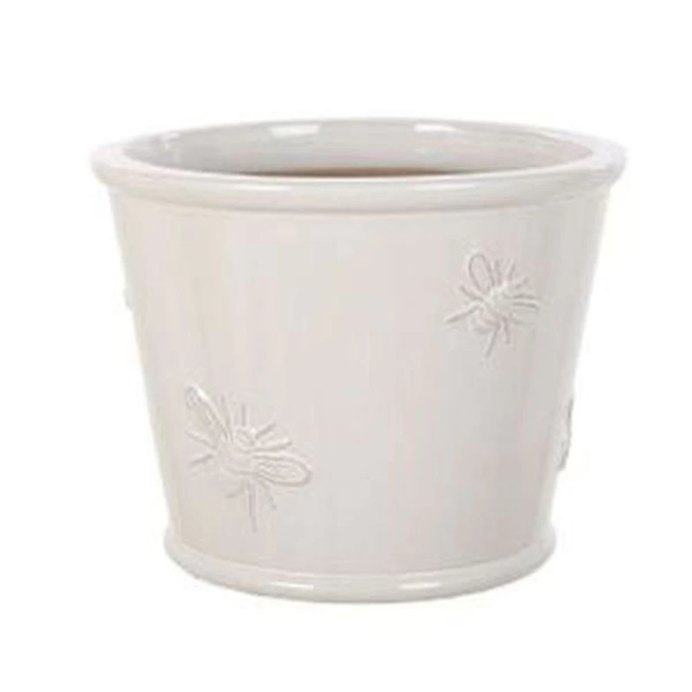Woodlodge 38cm Cream Bee Planter 1 Woodlodge 38cm Cream Bee Planter