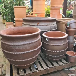 Woodlodge 70cm Kilburn Natural Clay Glazed Pot -Garden Care Sale 5021346484649 3