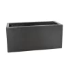 Woodlodge 40cm Black Polylite Trough Planter