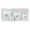 Woodlodge 30cm White Wash Dairy Milk Churn Pot