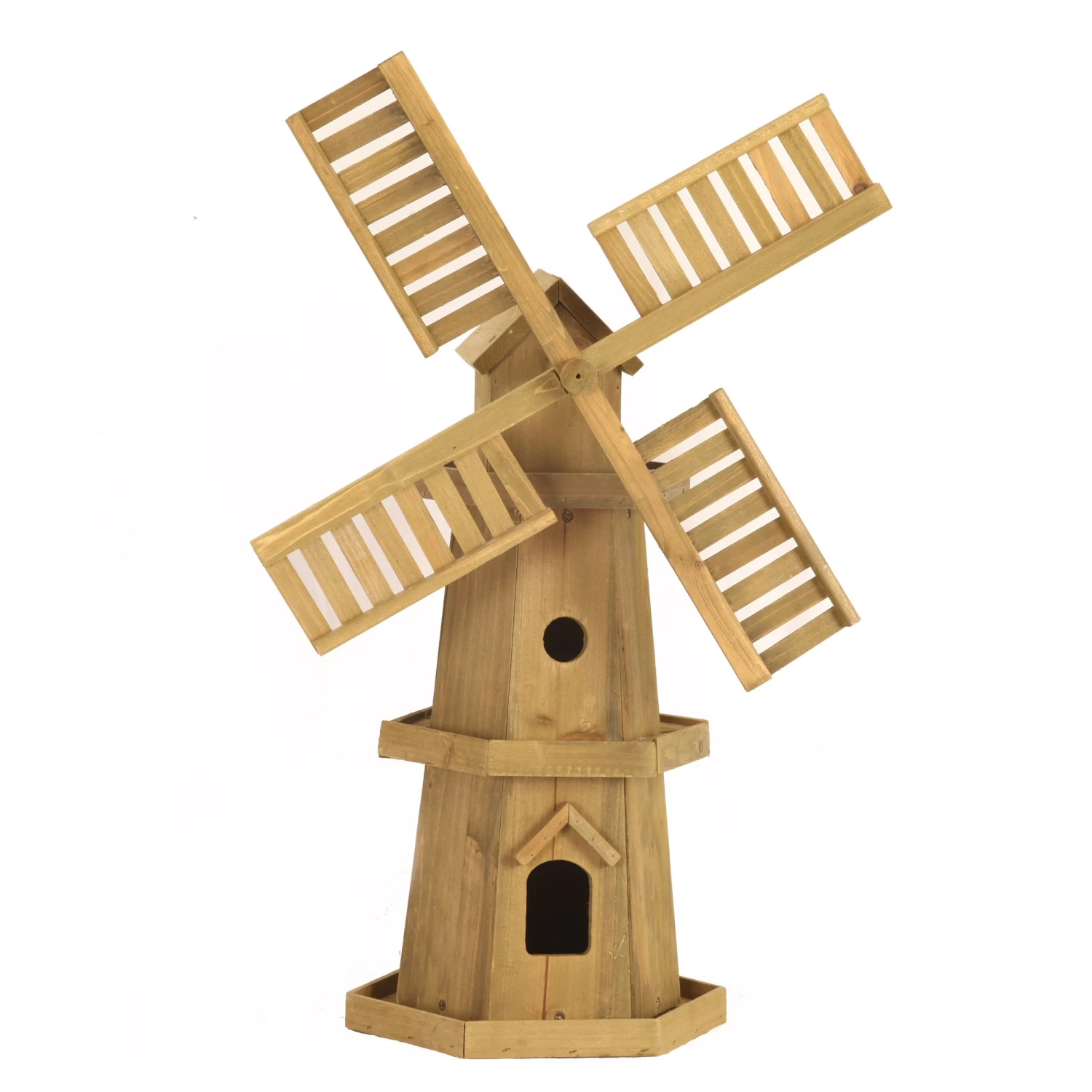 Smart Garden 55cm Giant Woodland Wooden Windmill 1 Smart Garden 55cm Giant Woodland Wooden Windmill