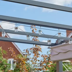 Smart Solar 10 Firefly LED Opal Jar String Lights -Garden Care Sale 5050642067638 4