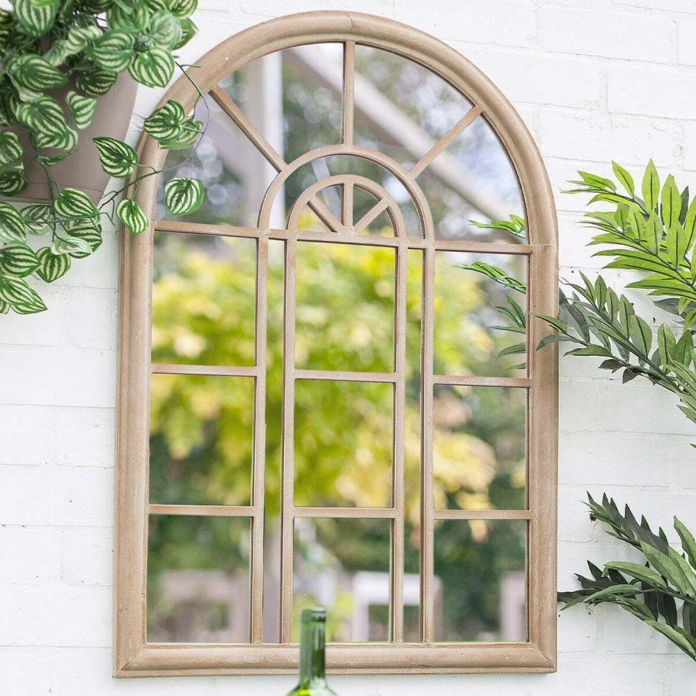 La Hacienda 97cm Rounded Arch Outdoor/Indoor Mirror 2 La Hacienda 97cm Rounded Arch Outdoor/Indoor Mirror - Image 2