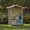 Woodshaw Tansley Wooden Seated Arbour
