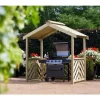Woodshaw Hampton Wooden BBQ Shelter