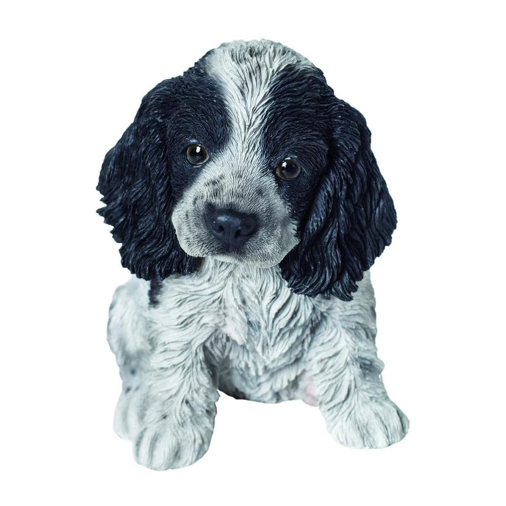 Vivid Arts Black & White Cocker Spaniel Puppy - PP-CKB 1 Vivid Arts Black & White Cocker Spaniel Puppy - PP-CKB