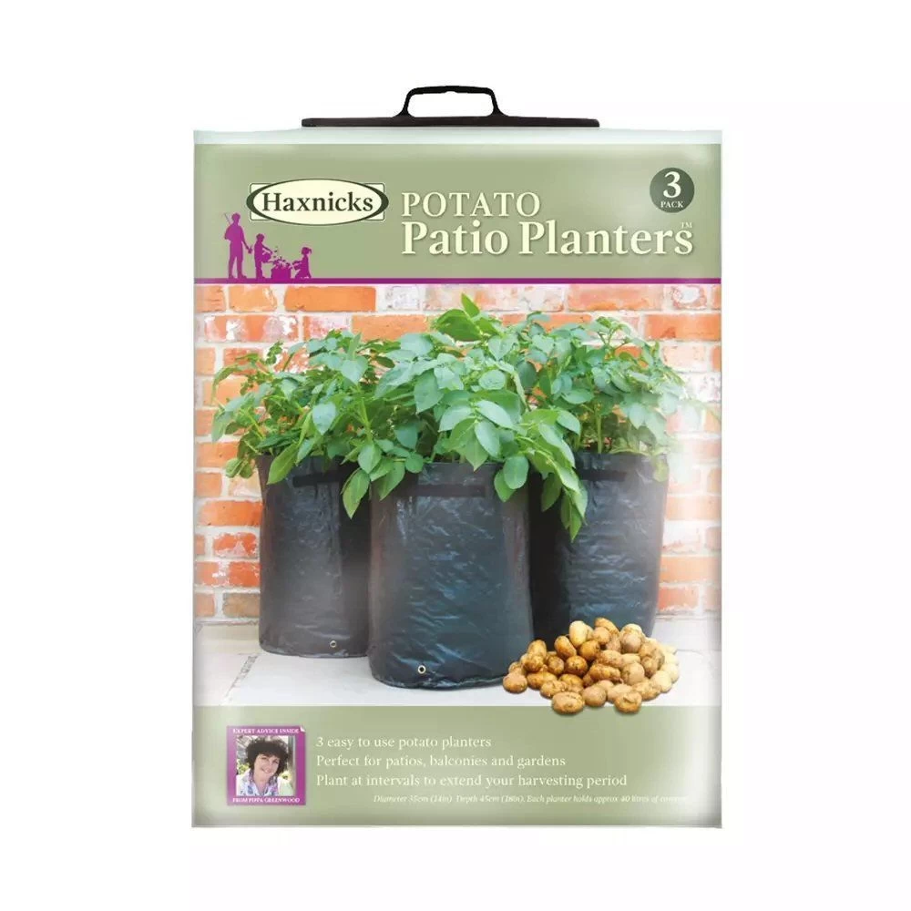 Haxnicks Potato Patio Planter (Pack Of 3) 1 Haxnicks Potato Patio Planter (Pack Of 3)