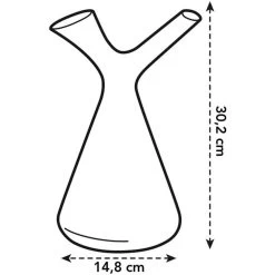 Elho 1.7 Litre Warm Grey Plunge Watering Can -Garden Care Sale 8711904302726 3