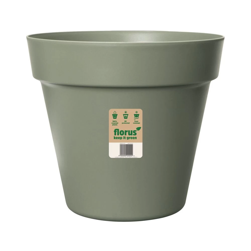Elho 47cm Olive Green Paris Flower Pot 1 Elho 47cm Olive Green Paris Flower Pot