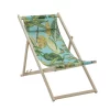Madison 120cm Light Blue La Grave Wooden Beachchair