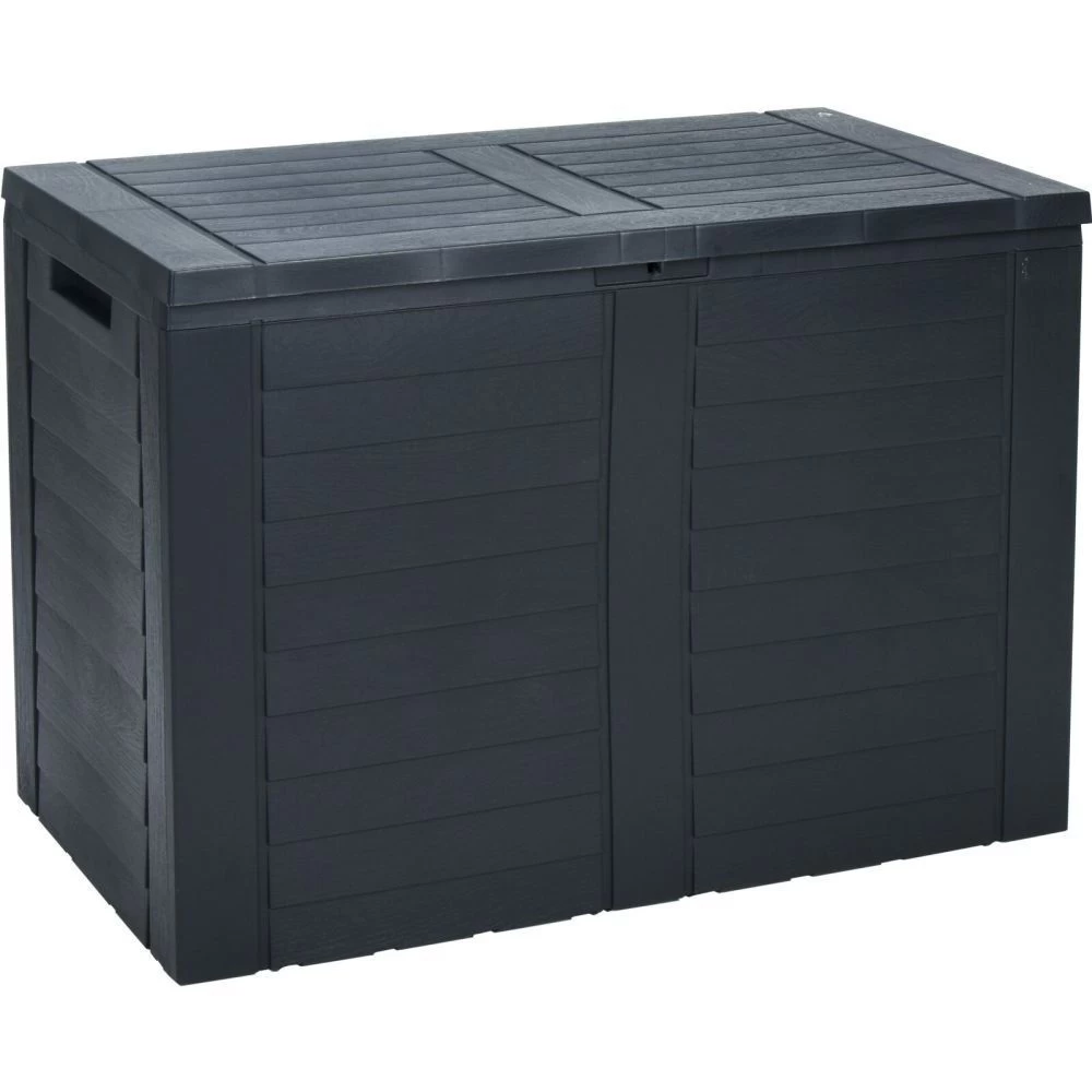 Koopman 75cm Anthracite Cushion Storage Box 1 Koopman 75cm Anthracite Cushion Storage Box
